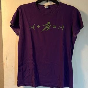 :-( + running = :-) running tee